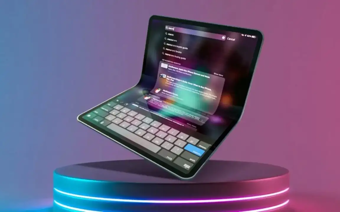 اپل اولین نسخه آیپد تاشو با FaceID زیر نمایشگر را تست می کند