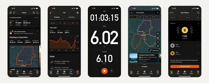 اپلیکیشن سال اپل واچ: Strava