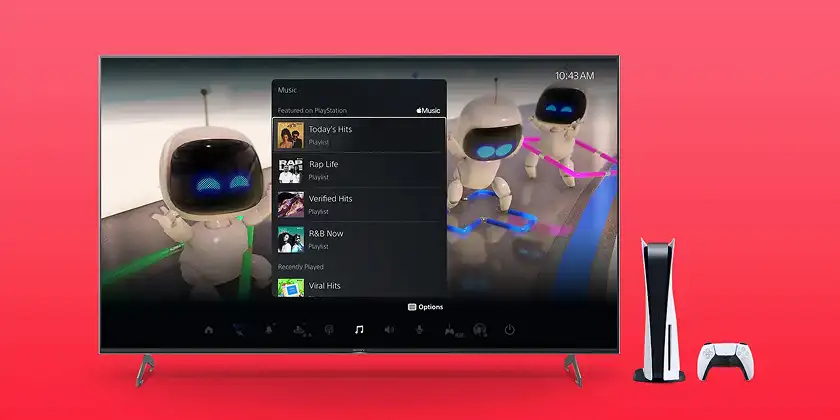 آموزش فعالسازی اپل موزیک روی PlayStation 5 با آیفون