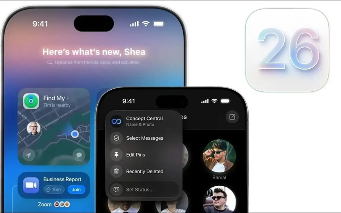 تغییرات احتمالی طراحی جدید iOS 26 را ببینید!
