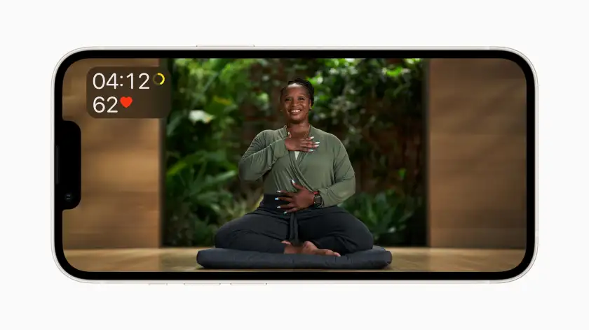 Managing and working with Apple Fitness+ meditations