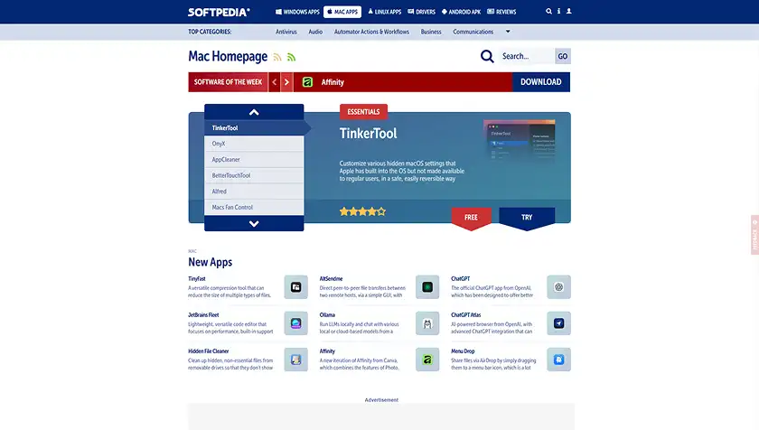 سایت Softpedia