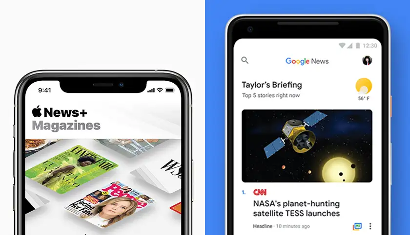 تفاوت Apple News+ و Google News