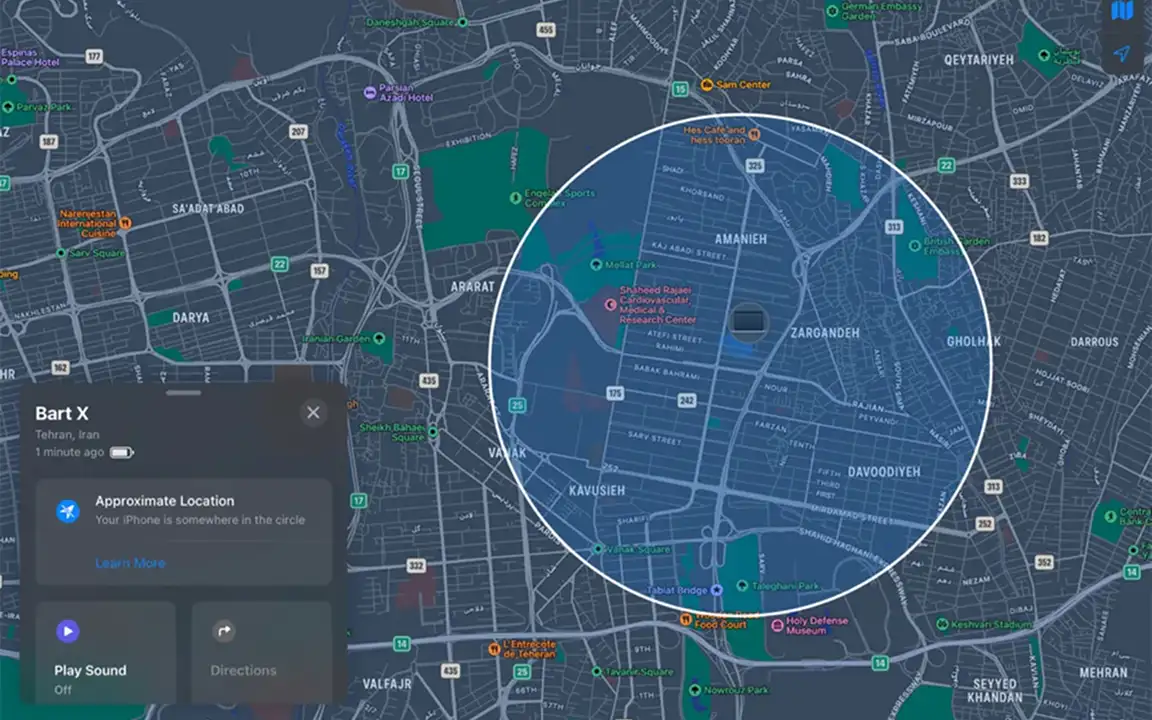 نحوه پیدا کردن و ردیابی گوشی آیفون گم شده یا دزدیده شده