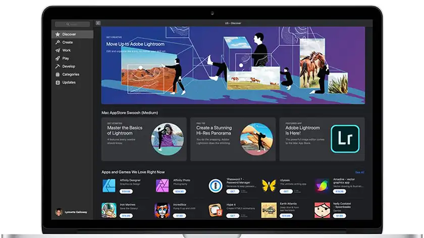 اپ استور مک