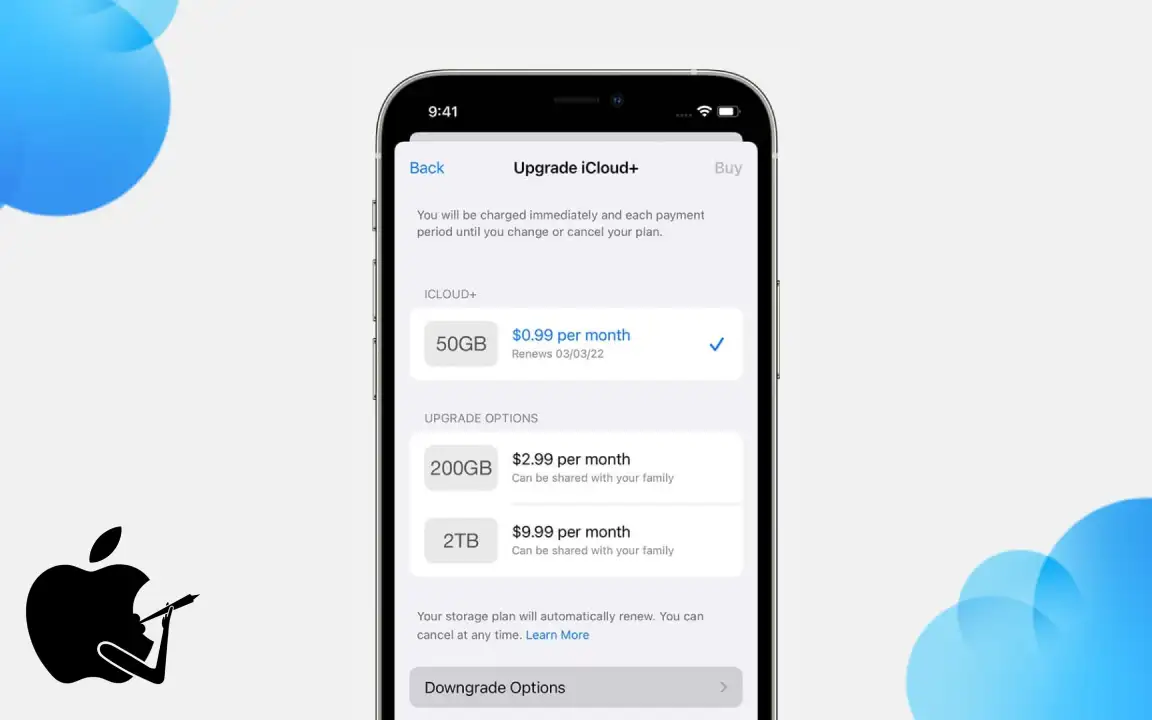 آموزش جایگزین کردن آیکلود اپل وان با اشتراک آیکلود قبلی