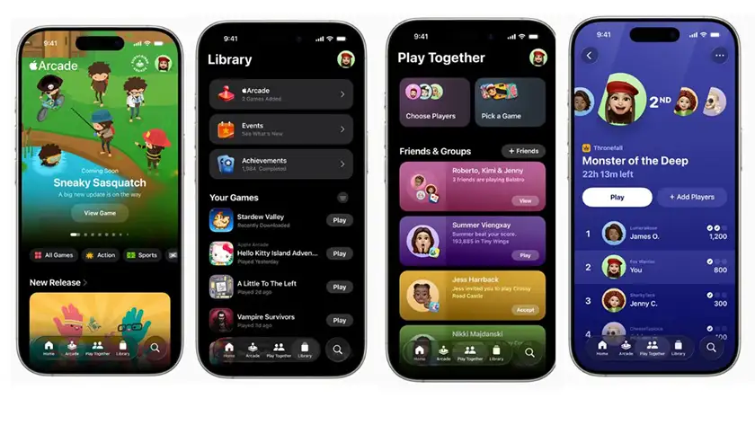 اپلیکیشن Games یا Game Center