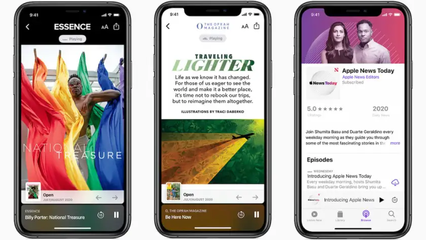 Apple News+ Audio Stories