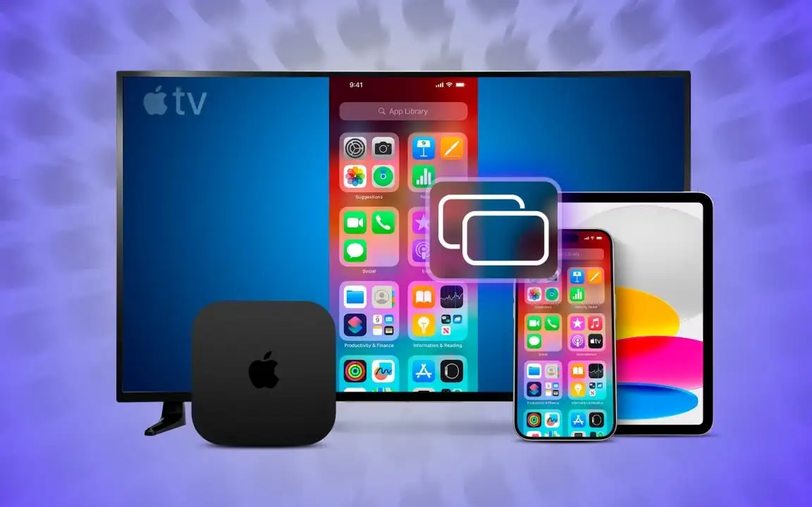 آموزش اتصال آیفون به اپل تی وی و کار با قابلیت AirPlay
