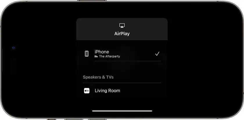 Manually stream images from iPhone and iPad