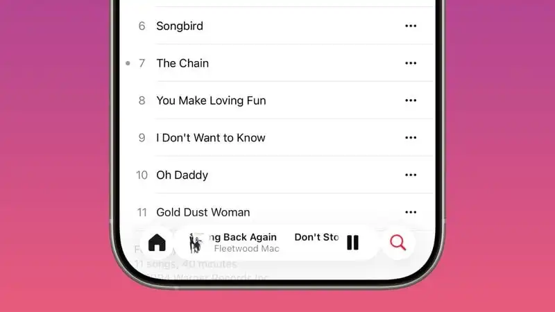 رد کردن آهنگ ها در Apple Music