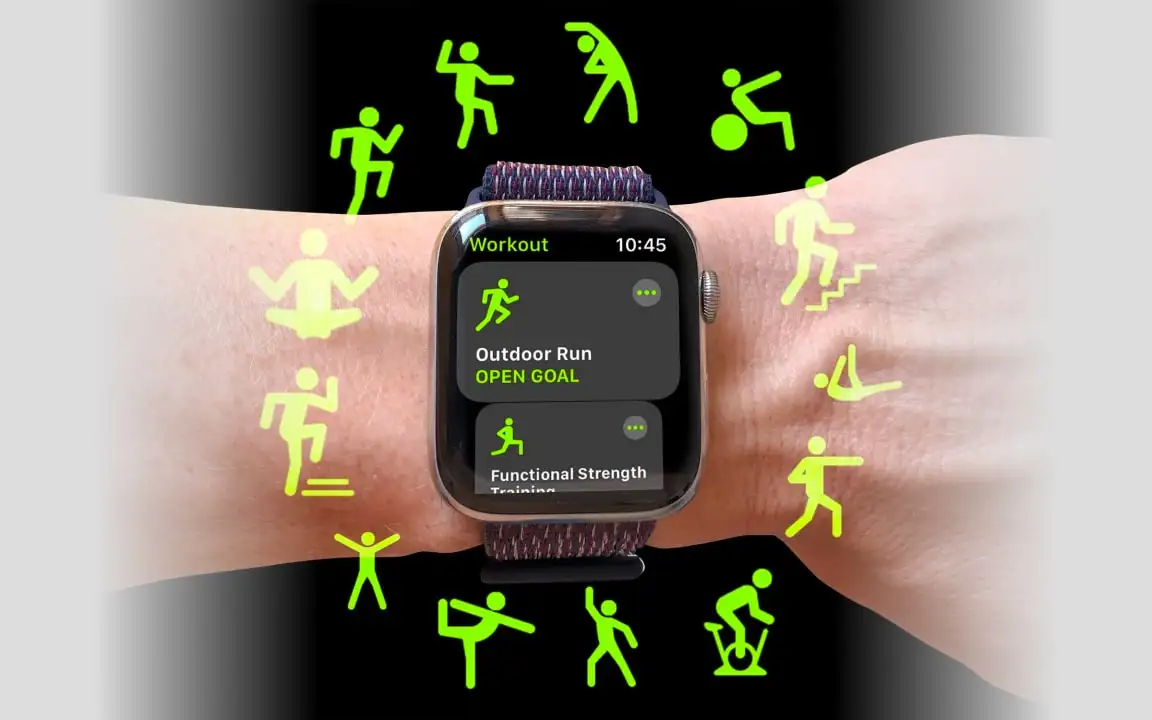 Apple Fitness+ and Workout app settings on Apple Watch