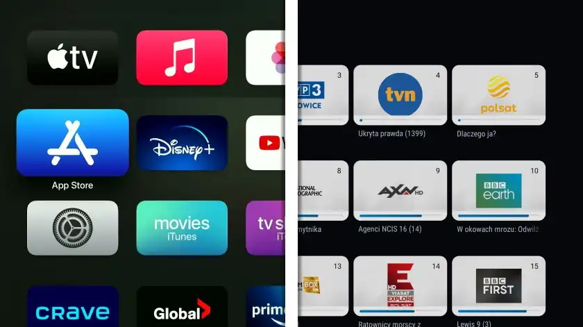 The most important differences between Apple TV and Android TV