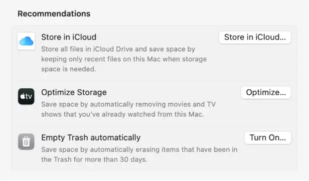 How to Enable Optimize Storage?