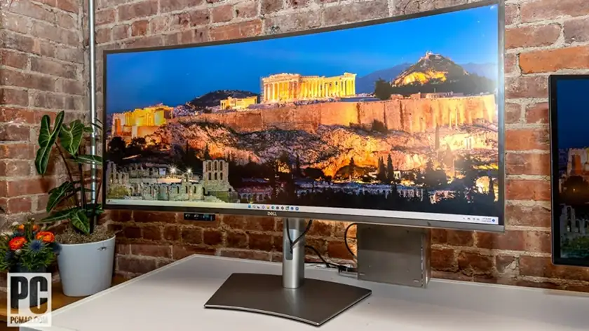 Dell UltraSharp U4025QW؛ مانیتور خمیده برای کارهای گرافیکی