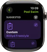 Creating custom workouts on Apple Watch