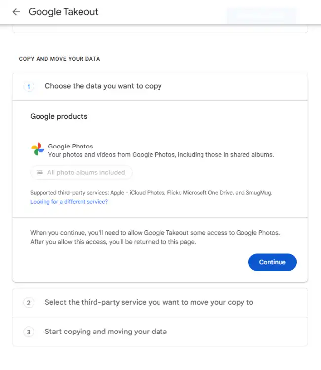 Google Takeout
