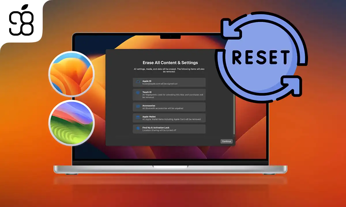 آموزش Wipe یا بازنشانی و ریکاوری مک و نصب کامل macOS از صفر