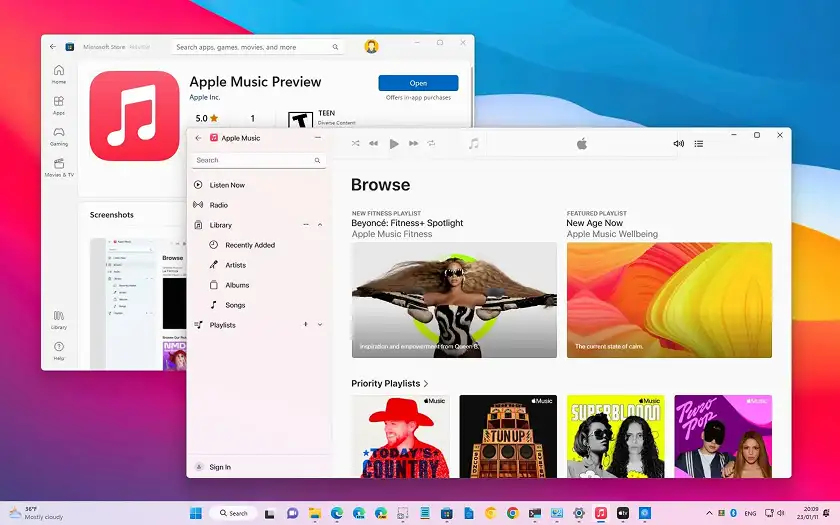 Apple Music روی ویندوز: دسترسی کامل با اپلیکیشن رسمی