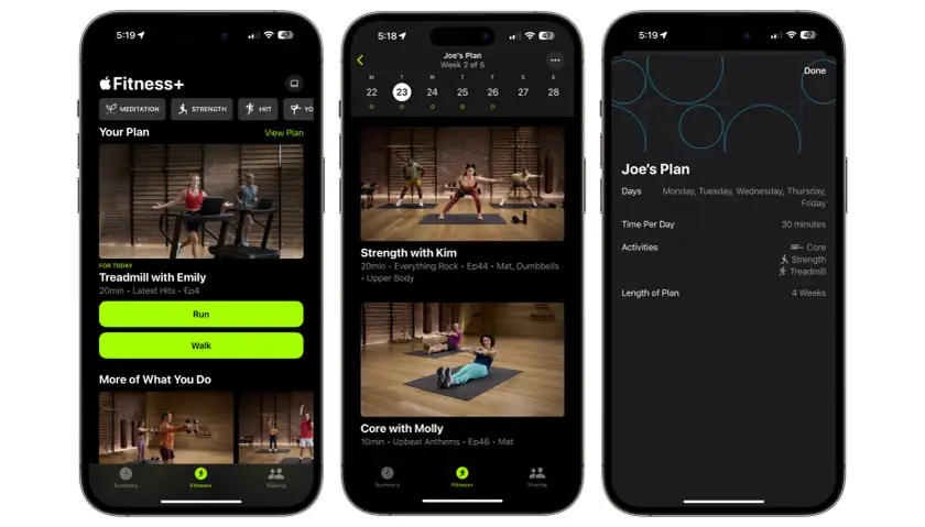 ویژگی های جدید اپل فیتنس پلاس (Apple Fitness+)